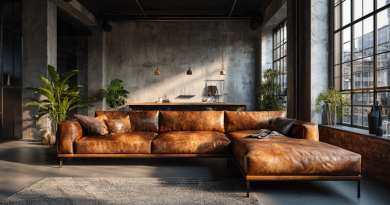 ספת עור חומה