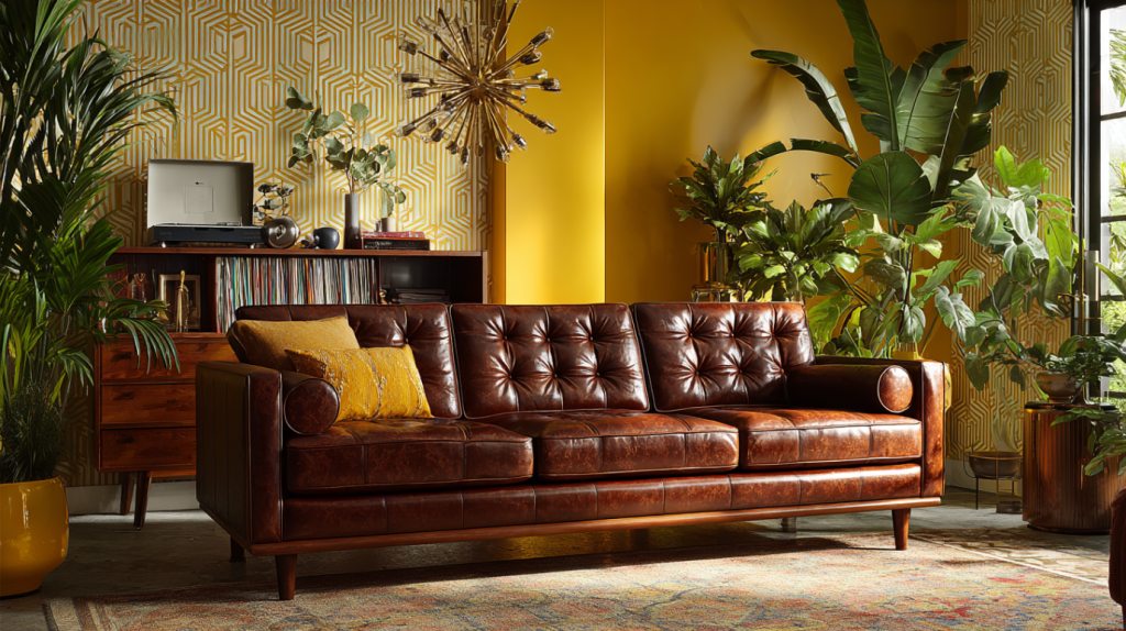 ספת עור טאבקו